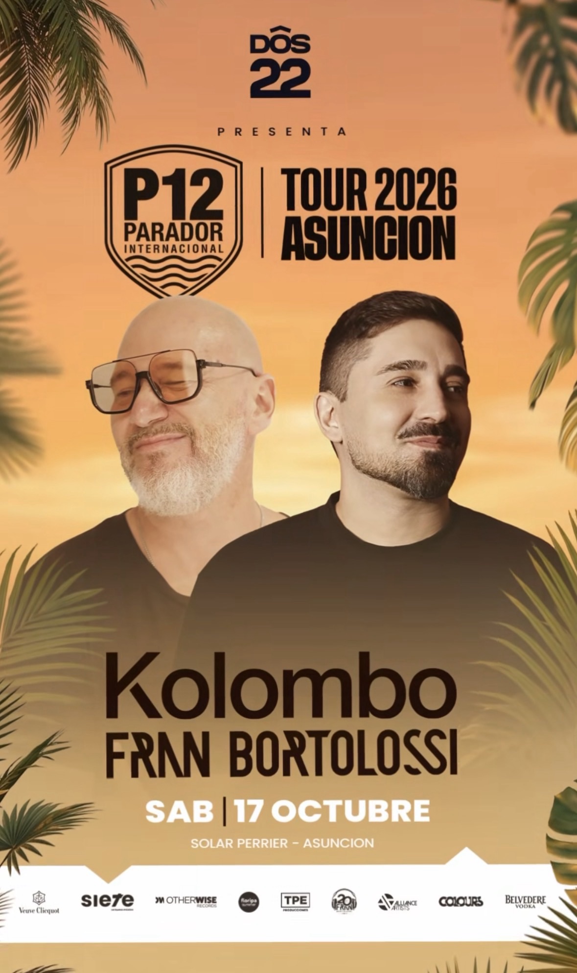 P12 Tour Asunción – Kolombo & Fran Bortolossi